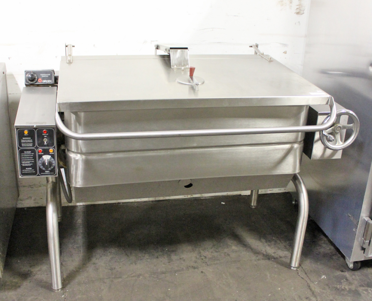 Used GROEN 40 GALLON NATURAL NAT GAS TILT TILTING SKILLET BRAISING