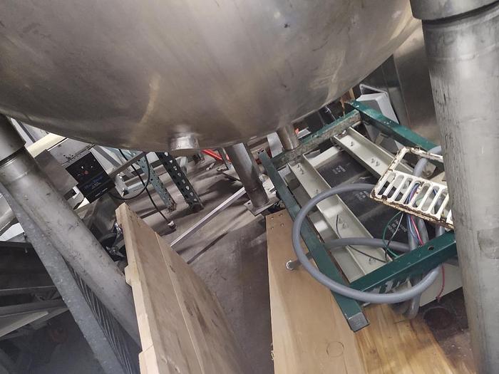 Used JOHN LENTZ 300 GAL. DIRECT STEAM JACKETED KETTLE, (#1041)
