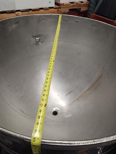 Used JOHN LENTZ 300 GAL. DIRECT STEAM JACKETED KETTLE, (#1041)