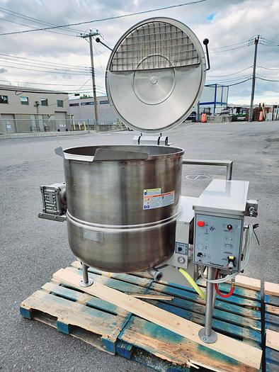Used  WORLD FAMOUS: CLEVELAND RANGE #HAMGL100TCC, 100 GAL. COOKER, MIXER, COOLER NAT. GAS STEAM KETTLE !