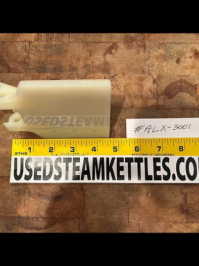   STEAM KETTLE SCRAPER 3.5" WIDE X 4.5" LONG X 1/4" THICK, POLY, (#ALX-3001)
