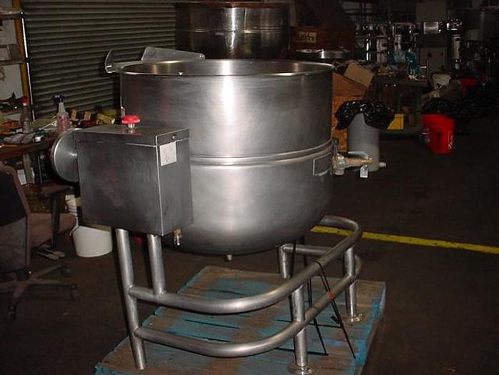Used CLEVELAND RANGE KDL-100-T DIRECT STEAM KETTLE TILTING, (STOCK #957).