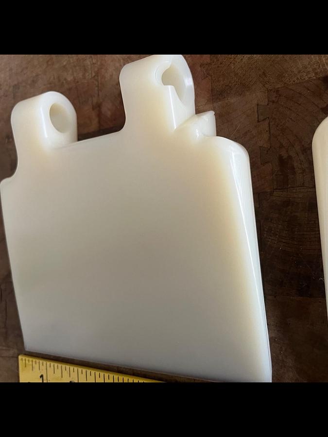 2025 WALKER STEAM KETTLE & TANK SCRAPER, 6" WIDE x 5-7/8" LONG, 5/8" DIAM. ROD HOLE.