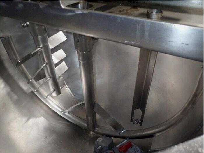 Used GROEN #DN/TA-200, SA 200 GAL. TILTING BOWL & LIFT OUT TWIN AGITATION/SCRAPE DIRECT STEAM KETTLE , (#1045C)