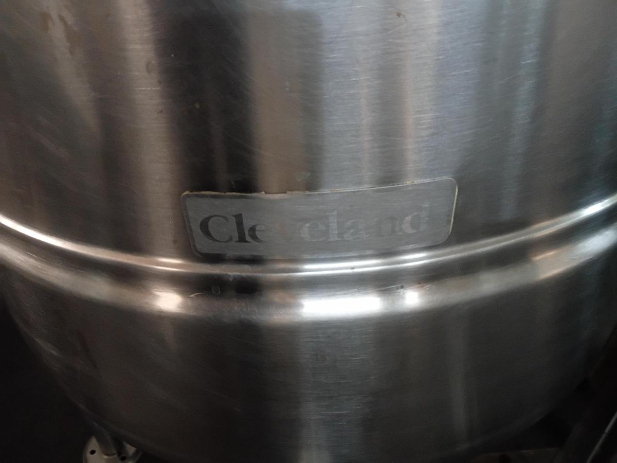 Used CLEVELAND RANGE #KDL-60T, 60 GAL. TILTING DIRECT STEAM KETTLE, 2" TDO, (#1143-C).