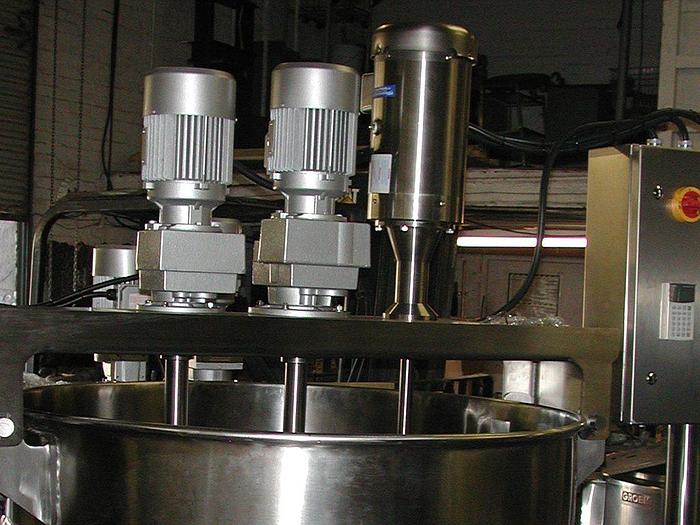 STEAM KETTLE AGITATION, SINGLE, TWIN, DOUBLE MOTION, BLEND, SHEAR & SCRAPE SURFACE !