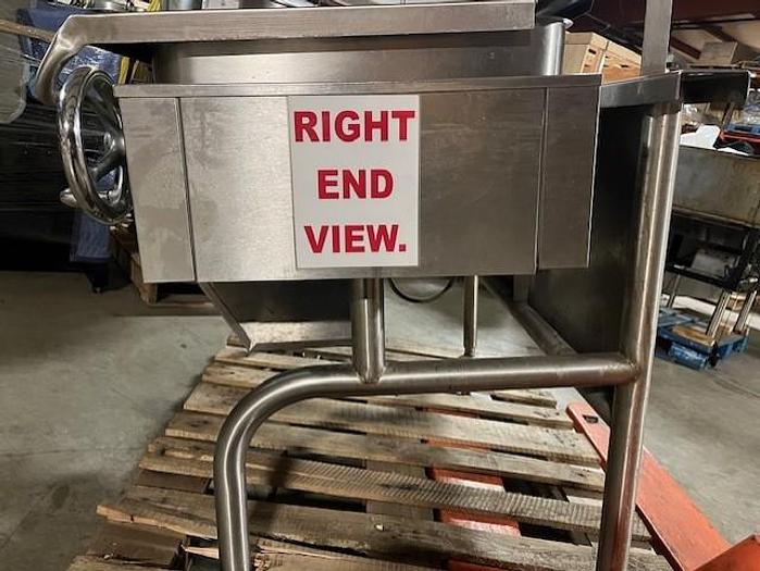 Used GROEN 40 GALLON NATURAL NAT GAS TILT TILTING SKILLET BRAISING PAN #HFP/2E (#931)