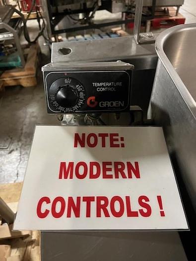 Used GROEN 40 GALLON NATURAL NAT GAS TILT TILTING SKILLET BRAISING PAN #HFP/2E (#931)