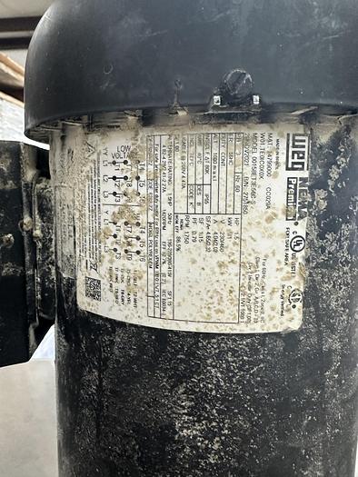 Used GROEN 500 GAL. STAINLESS STEEL TANK WITH AGITATION, (#1047C)