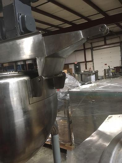 Used HAMILTON 150 GAL. DOUBLE MOTION "SA" SERIES DIRECT STEAM KETTLE, (#881).