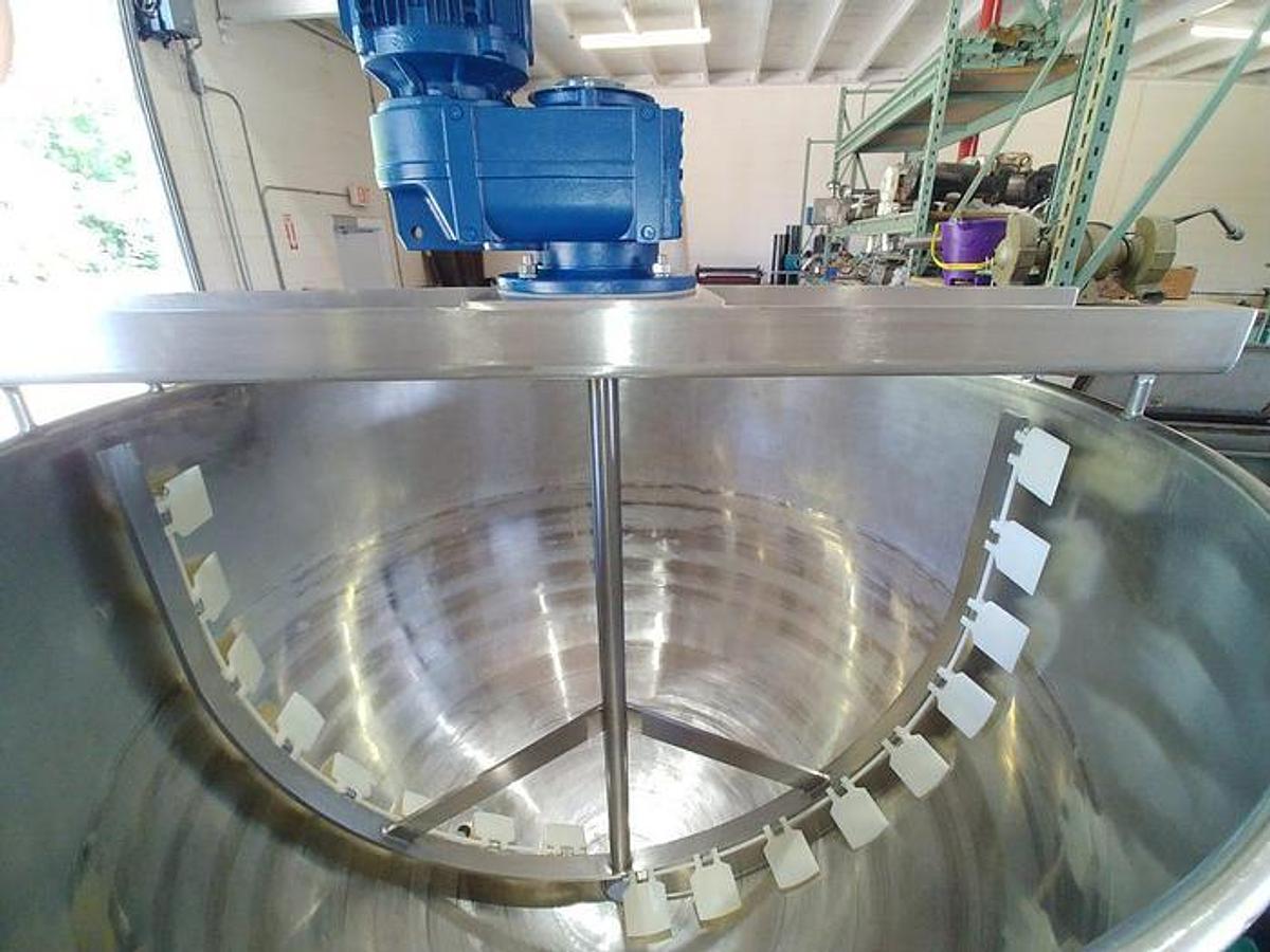 Used STEAM KETTLE 150 GAL DIRECT STEAM w/ NEW SINGLE MOTION AGITATION & SCRAPE SURFACE !