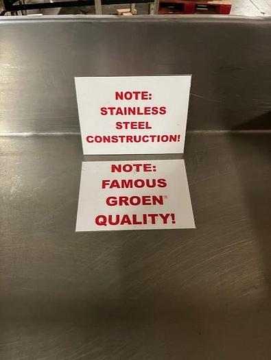 Used GROEN 40 GALLON NATURAL NAT GAS TILT TILTING SKILLET BRAISING PAN #HFP/2E (#931)