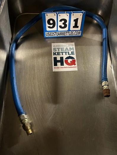 Used GROEN 40 GALLON NATURAL NAT GAS TILT TILTING SKILLET BRAISING PAN #HFP/2E (#931)