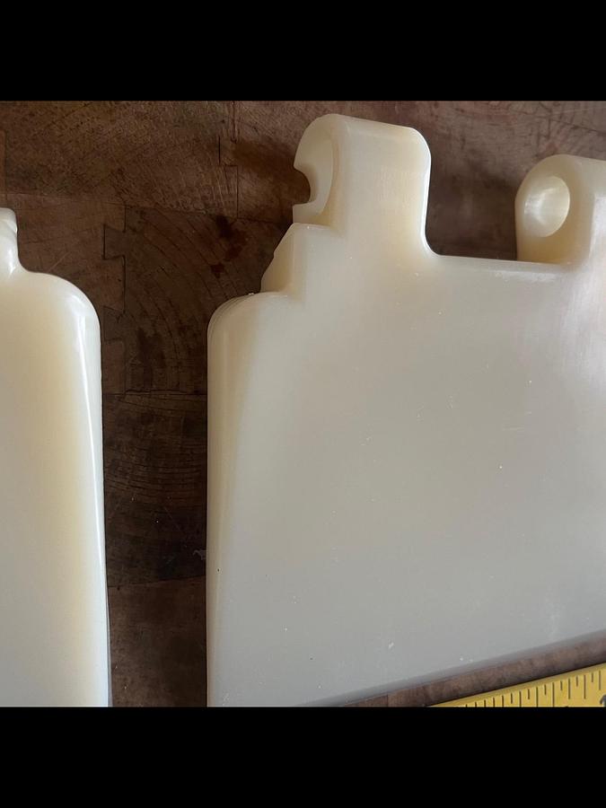 2025 WALKER STEAM KETTLE & TANK SCRAPER, 6" WIDE x 5-7/8" LONG, 5/8" DIAM. ROD HOLE.