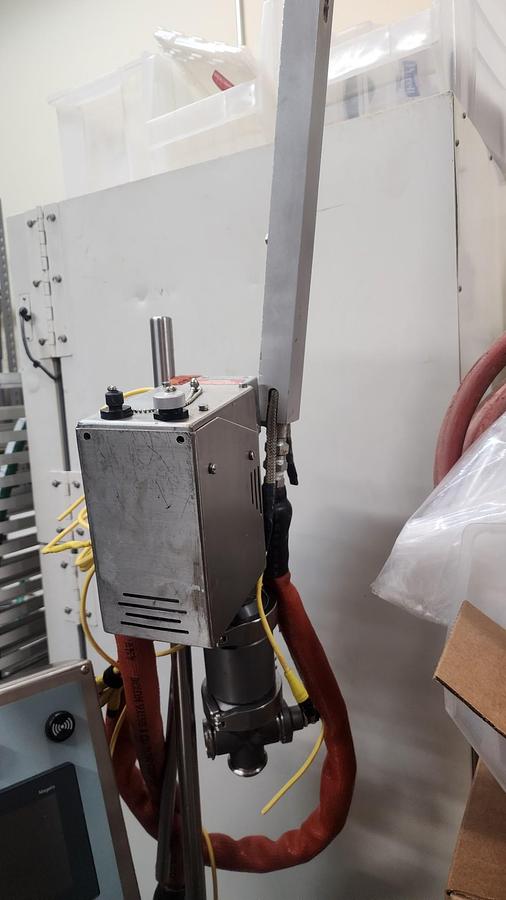 Used SAVAGE BROTHERS 450-LB CHOCOLATE PANNER TANK & PUMP, (#1072C)