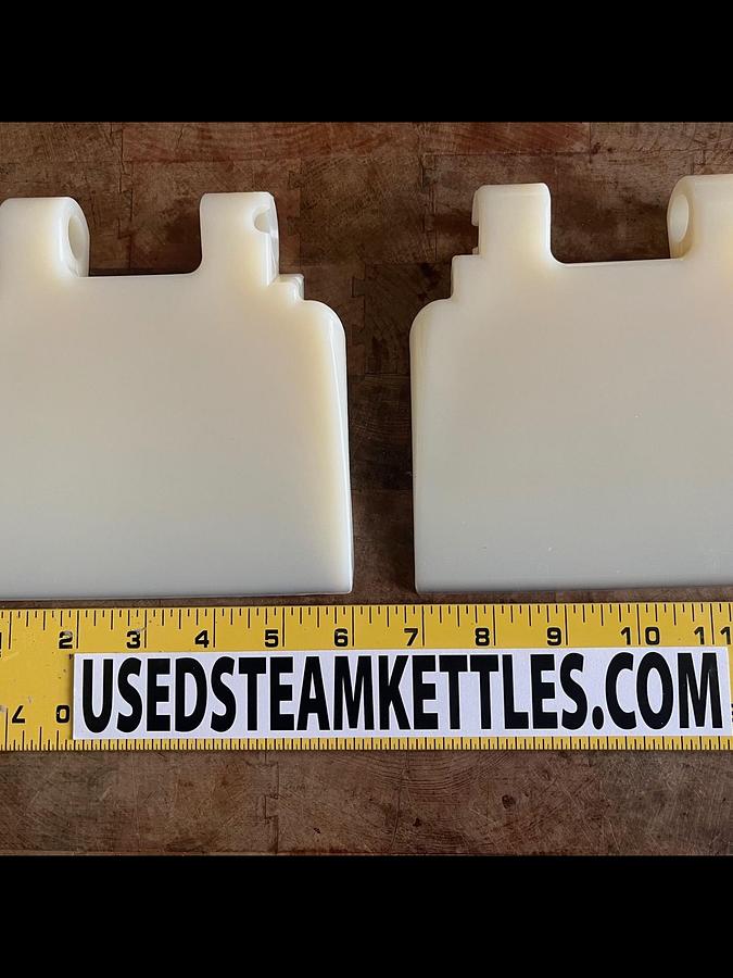 2025 WALKER STEAM KETTLE & TANK SCRAPER, 6" WIDE x 5-7/8" LONG, 5/8" DIAM. ROD HOLE.