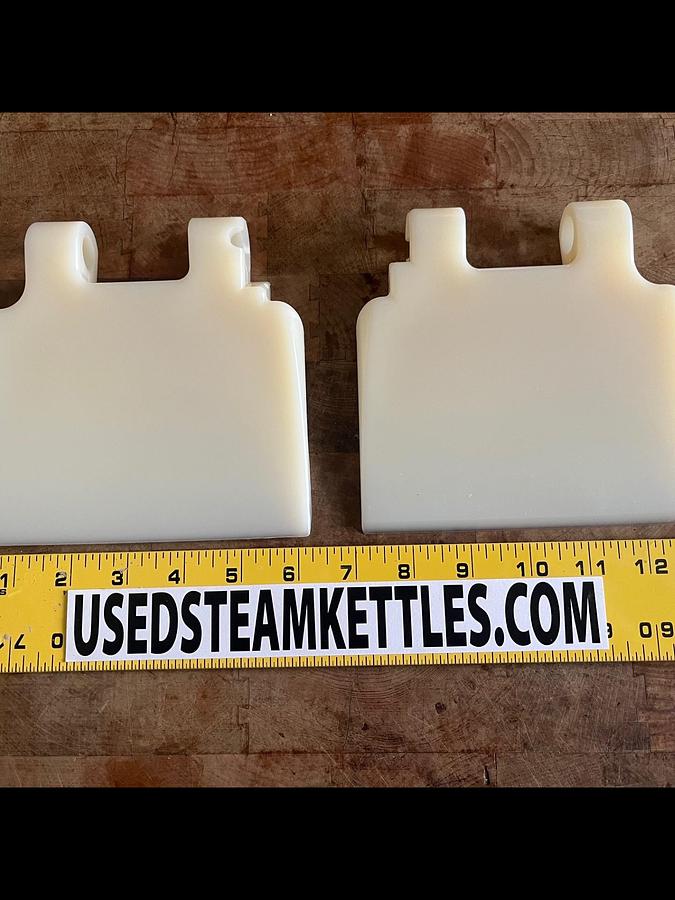 2025 WALKER STEAM KETTLE & TANK SCRAPER, 6" WIDE x 5-7/8" LONG, 5/8" DIAM. ROD HOLE.