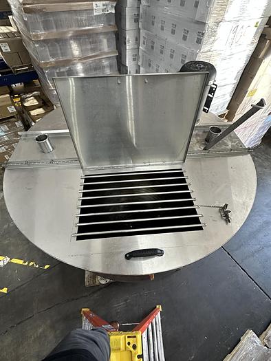 Used GROEN 500 GAL. STAINLESS STEEL TANK WITH AGITATION, (#1047C)