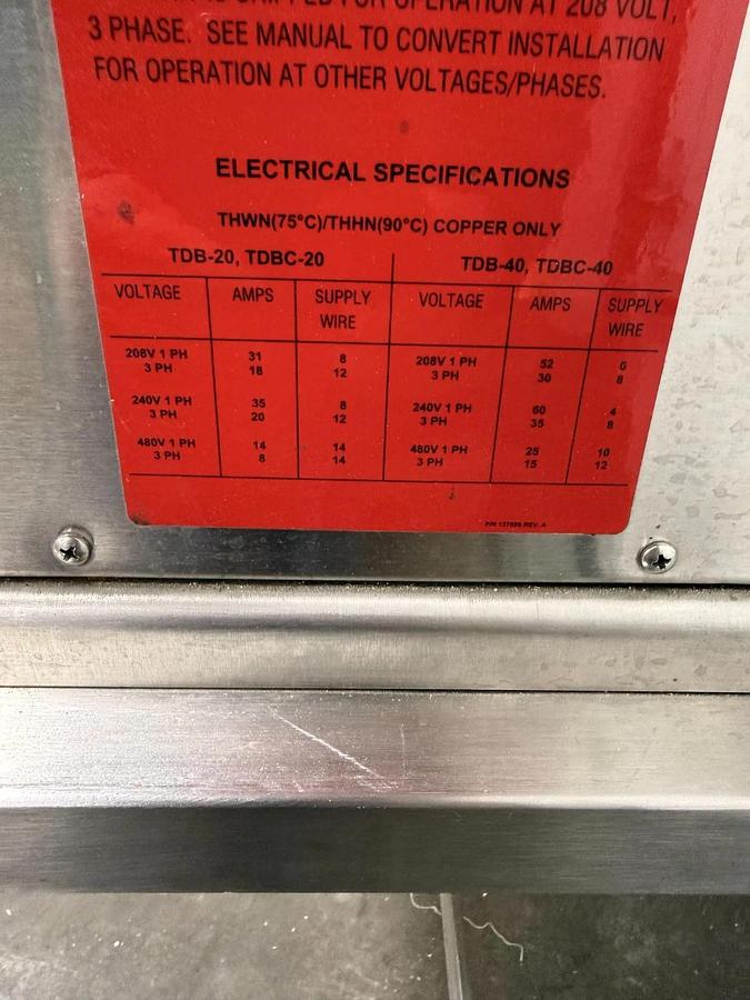 Used GROEN #TDB-20A, TA/2, 20 QT. TWIN AGITATION/SCRAPER TILTING COOKER MIXER ON INTEGRAL S/S STAND, (#1142-C)