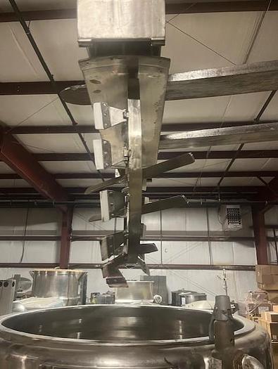 Used HAMILTON "150" GAL. SIZE DOUBLE MOTION AGITATION & SCRAPE ASSEMBLY UNIT.