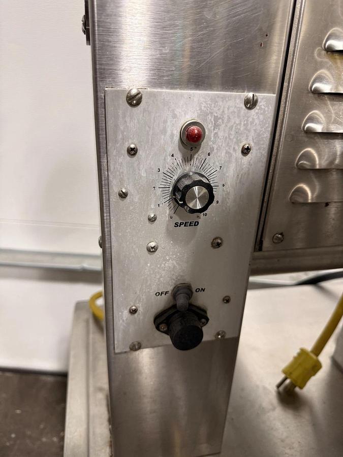 Used GROEN #TDB-20A, TA/2, 20 QT. TWIN AGITATION/SCRAPER TILTING COOKER MIXER ON INTEGRAL S/S STAND, (#1142-C)