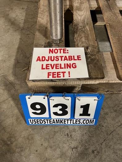 Used GROEN 40 GALLON NATURAL NAT GAS TILT TILTING SKILLET BRAISING PAN #HFP/2E (#931)