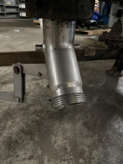 Used  WORLD FAMOUS LEE "200" GAL. DIRECT STEAM KETTLE WITH H.D. BOLT-DOWN TURN-WHEEL COVER LOCKING MECHANISM & 2" DRAIN OUTLET.