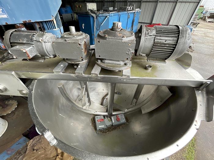 Used GROEN #DN/TA-200, SA 200 GAL. TILTING BOWL & LIFT OUT TWIN AGITATION/SCRAPE DIRECT STEAM KETTLE , (#1045C)