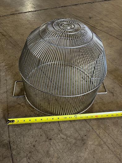 Used GROEN Z001121 STAINLESS STEEL IMMERSION BASKET for BONE BROTH, FRUIT, MEAT, PASTA, SEAFOOD (#867P).