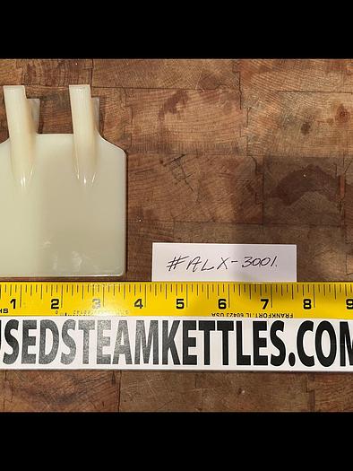   STEAM KETTLE SCRAPER 3.5" WIDE X 4.5" LONG X 1/4" THICK, POLY, (#ALX-3001)