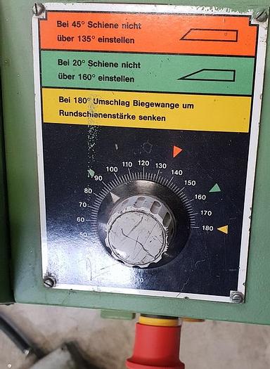 Gebraucht Motorische Schwenkbiegemaschine Schechtl MABO 100