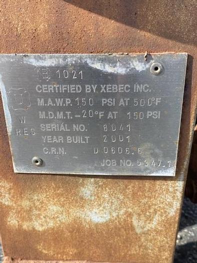 Used XEBEC CNG Dryers  4 sizes to choose from