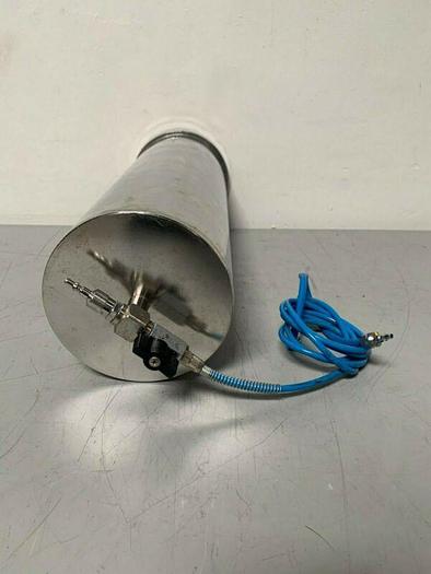 Used Sartorius 10 Liter Stainless Steel 20" x 7" Vessel w/ Pneumatic Hose