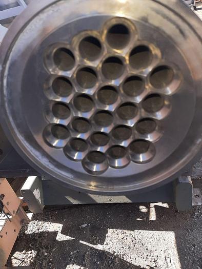 Used Heat Exchanger, Shell & Tube, 80 SF, S/st, Single Pass #C744462