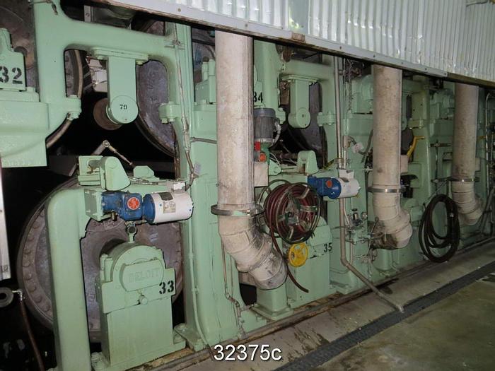 Used (40) Beloit 48"x132" Dryer Cans #32375