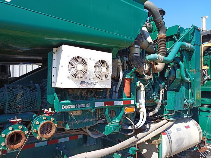 Used 2009 Cement Double Pump Trailer, Enerflow