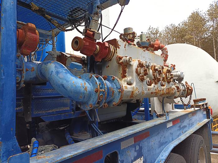 Used 2012 Cement Double Pump Trailer, FALCON