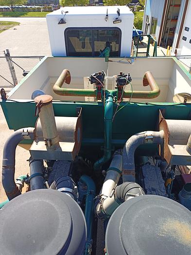 Used 2009 Cement Double Pump Trailer, Enerflow