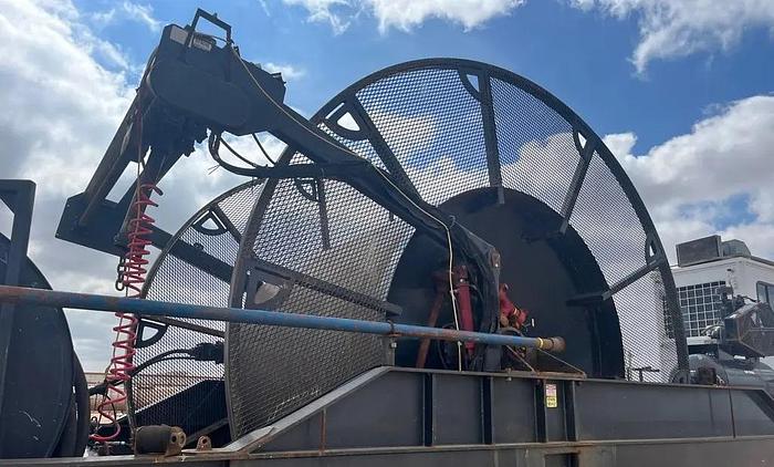 Used 2011 COILED TUBING REEL TRAILER, NOV HYDRARIG