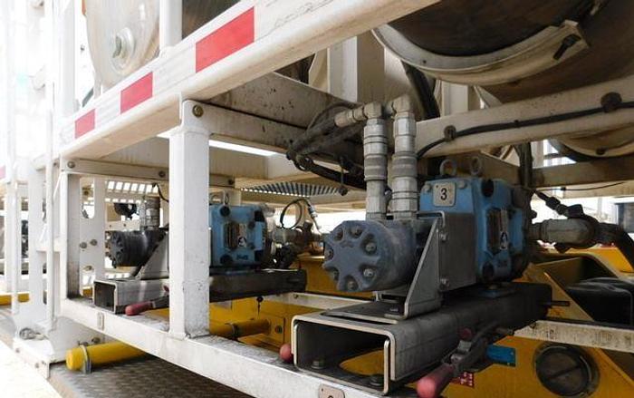 Used 2017 Quintuplex Double Pump Trailer, SERVA