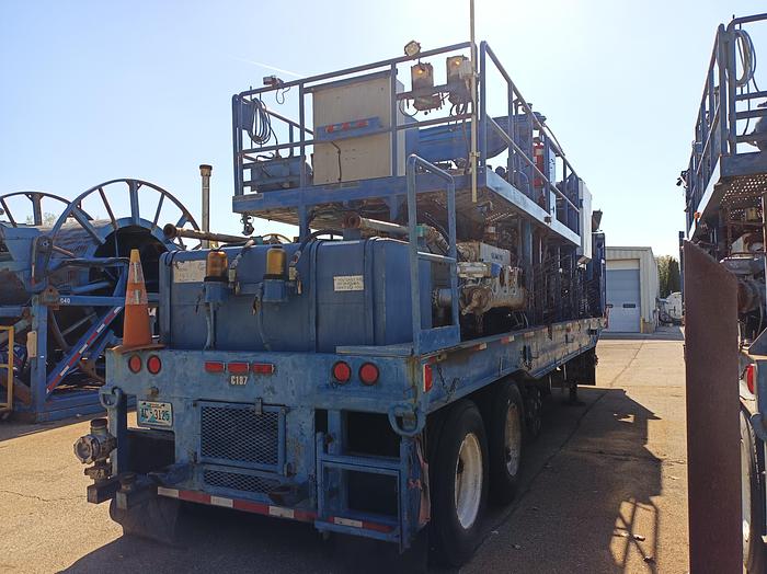 Used 2008 Cement Double Pump Trailer, FALCON