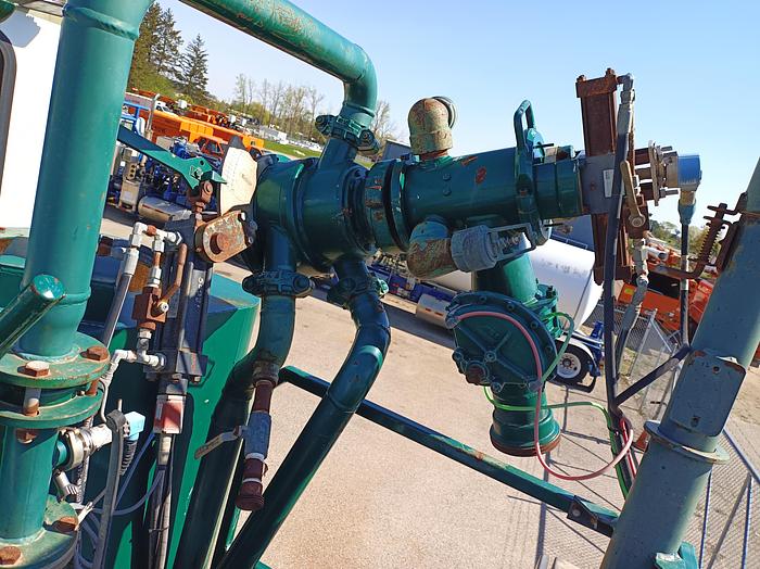 Used 2009 Cement Double Pump Trailer, Enerflow