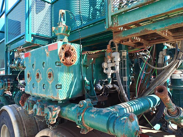 Used 2009 Cement Double Pump Trailer, Enerflow