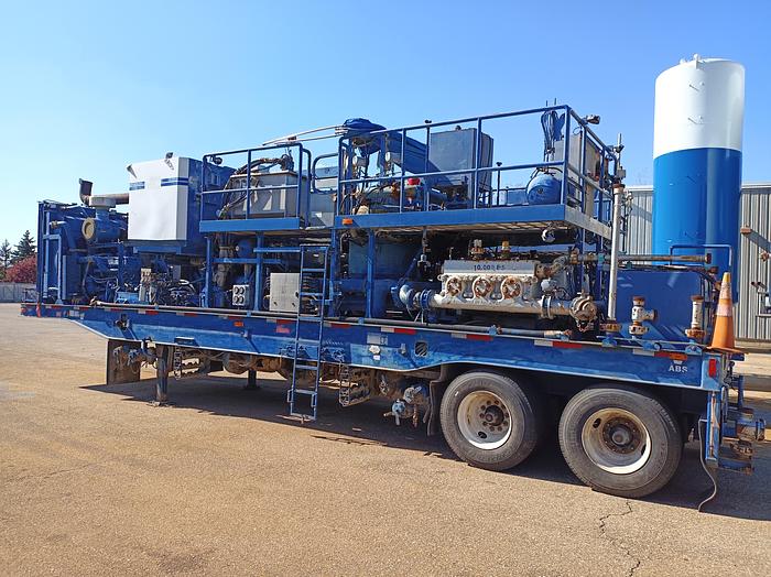 Used 2008 Cement Double Pump Trailer, FALCON