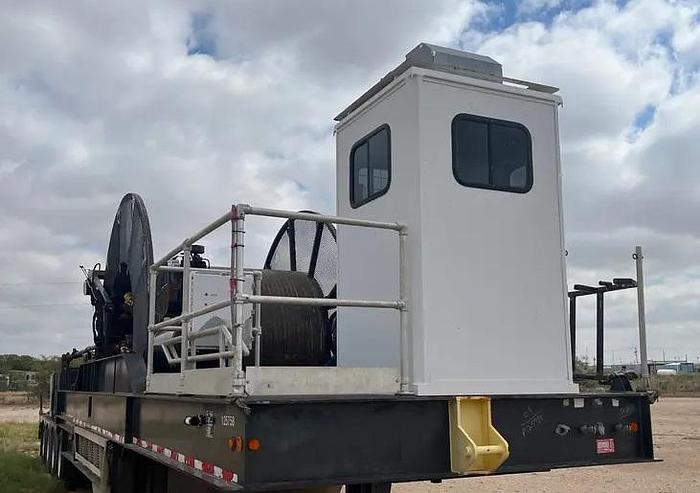 Used 2011 COILED TUBING REEL TRAILER, NOV HYDRARIG