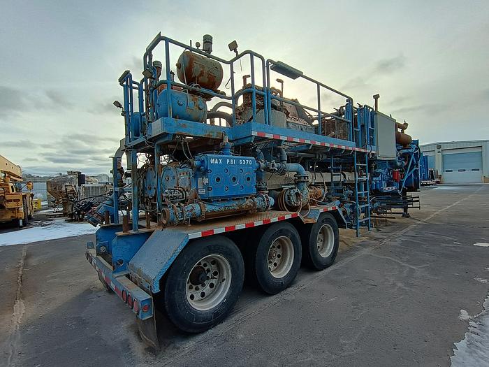 Used 2009 Cement Double Pump Trailer, NOV ROLLIGON