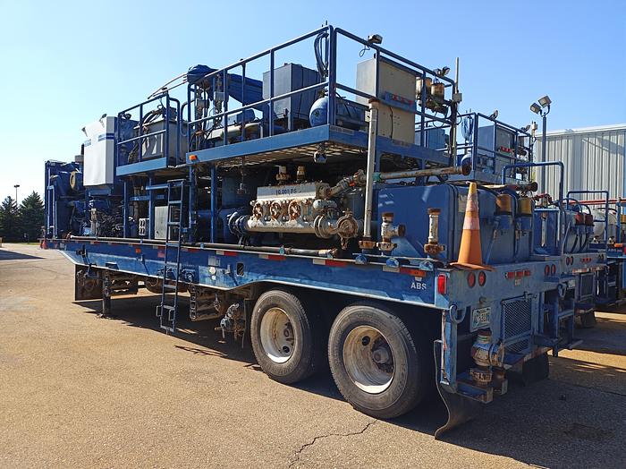 Used 2008 Cement Double Pump Trailer, FALCON