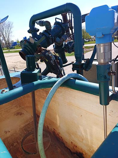 Used 2009 Cement Double Pump Trailer, Enerflow