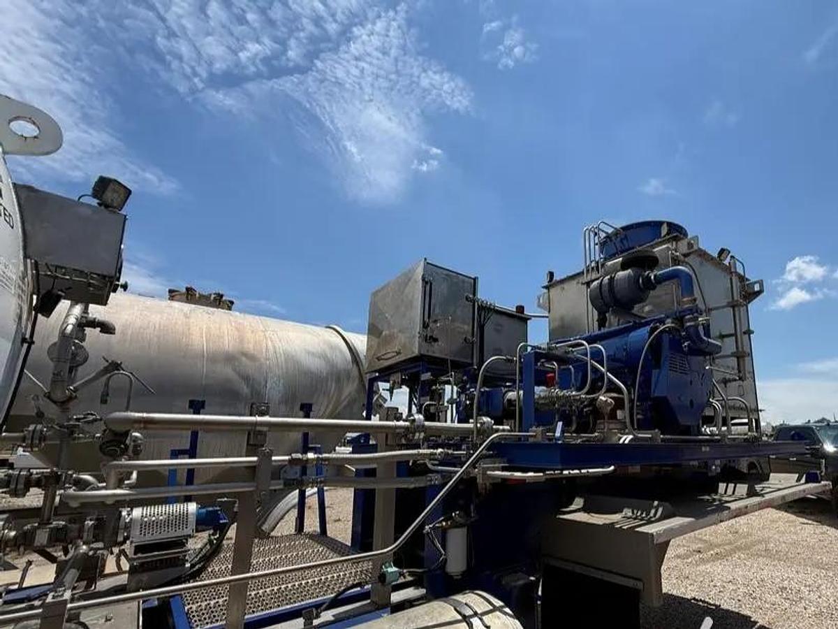 Used 2014 40k Nitrogen Pump Trailer, CS&P Technologies