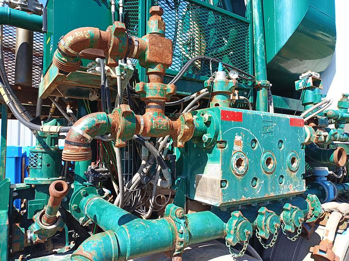 Used 2009 Cement Double Pump Trailer, Enerflow